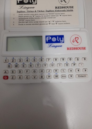 Beden Polylingua redhouse 1032 ingilizce-Türkçe elektronik sözlük