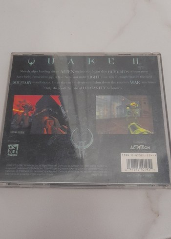 ORİJİNAL VİNTAGE RETRO BİLGİSAYAR PC QUAKE II OYUNU..ACTİVİSİON. - Görsel 5