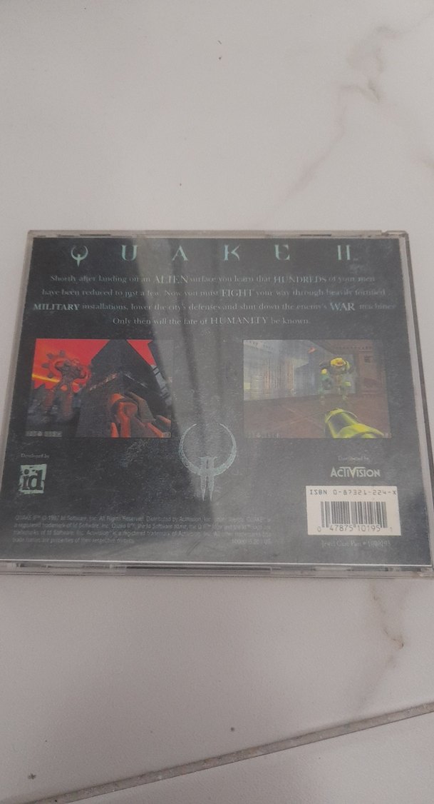 ORİJİNAL VİNTAGE RETRO BİLGİSAYAR PC QUAKE II OYUNU..ACTİVİSİON. - Görsel 5