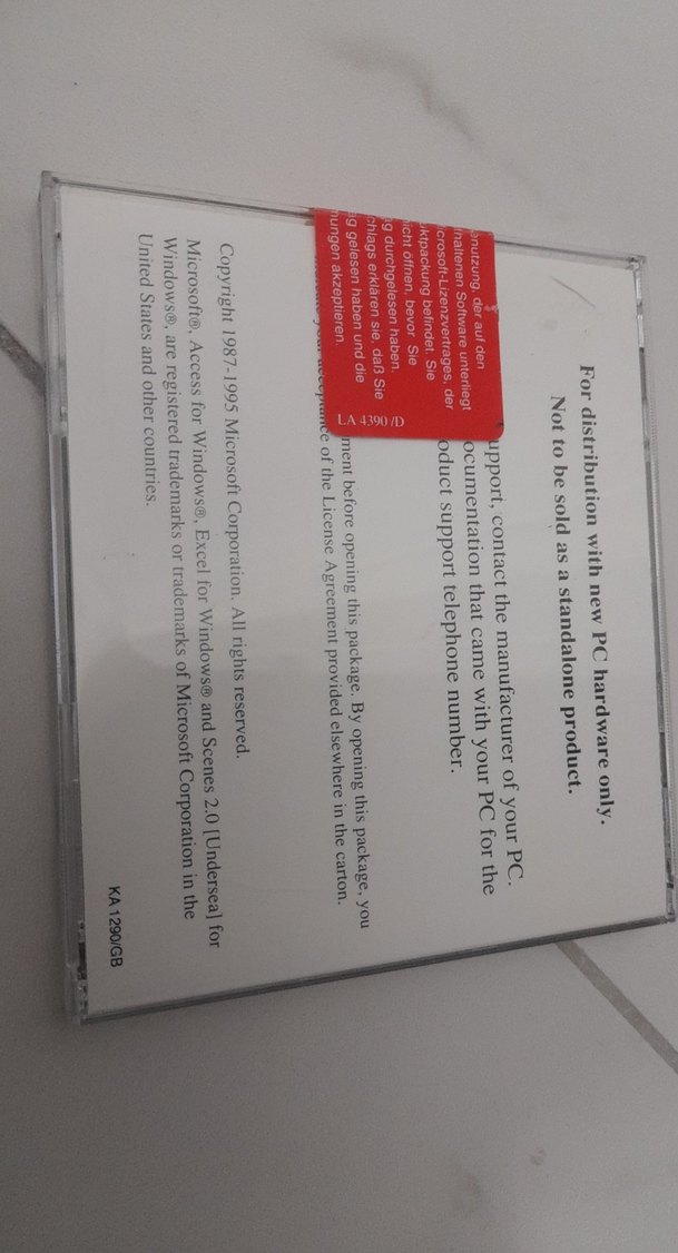 MİCROSOFT EXCEL 5.0 MİCROSOFT ACCESS 2.0 MİCROSOFT SCENES CD - Görsel 2