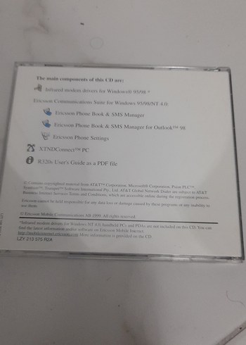 Ericsson R320s Gri Mobil Telefon Yazılımı - Görsel 2