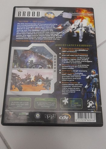 ORİJİNAL VİNTAGE RETRO BİLGİSAYAR PC BREED OYUNU..CDV - Görsel 3