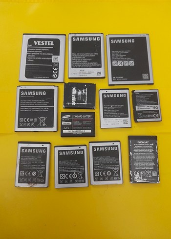 Sarı Samsung ve Vestel Telefon Bataryaları - Görsel 2