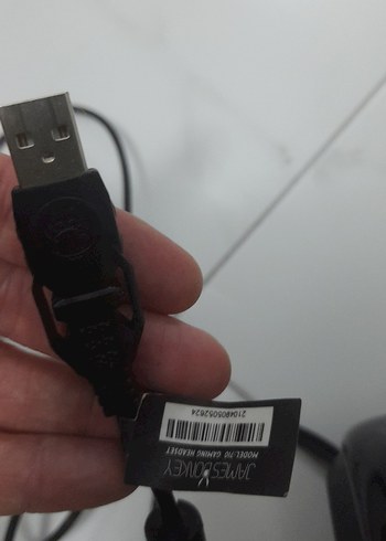 James Donkey 710 Siyah 7.1derinlikKulaklık. USB GİRİŞLİDİR.. - Görsel 5