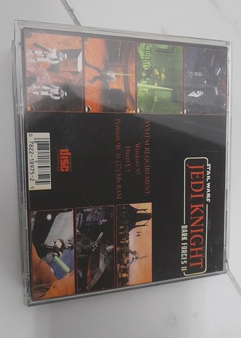ORİJİNAL VİNTAGE RETRO BİLGİSAYAR PC STAR WARS JEDİ KNİGHT oyunu - Görsel 4