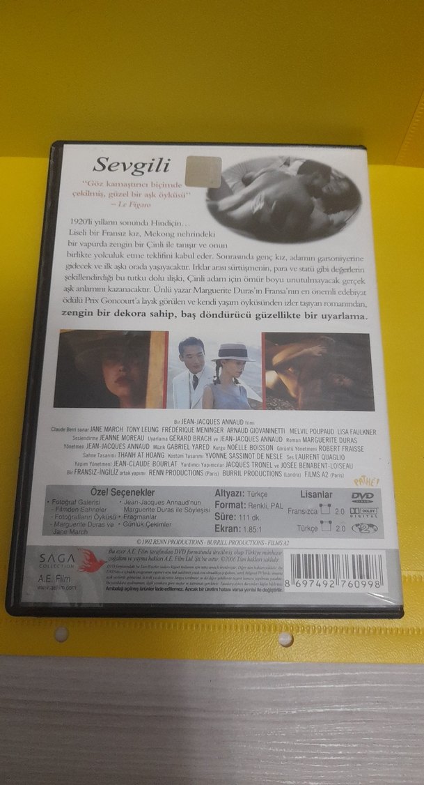 Sevgili - Jean-Jacques Annaud DVD - Görsel 4