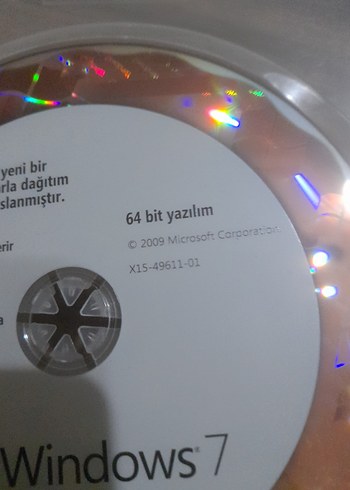 Beden Renk Orj.WİNDOWS 7 PROFESSİONAL 64 BiT DVD.DVD resimlerdeki gibidir.