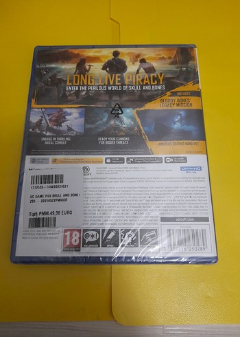 SIFIR JELATİNİNDE ORİJİNAL PS5 "SKULL AND BONES" OYUNU.. - Görsel 3