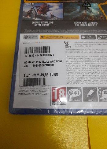 SIFIR JELATİNİNDE ORİJİNAL PS5 "SKULL AND BONES" OYUNU.. - Görsel 4