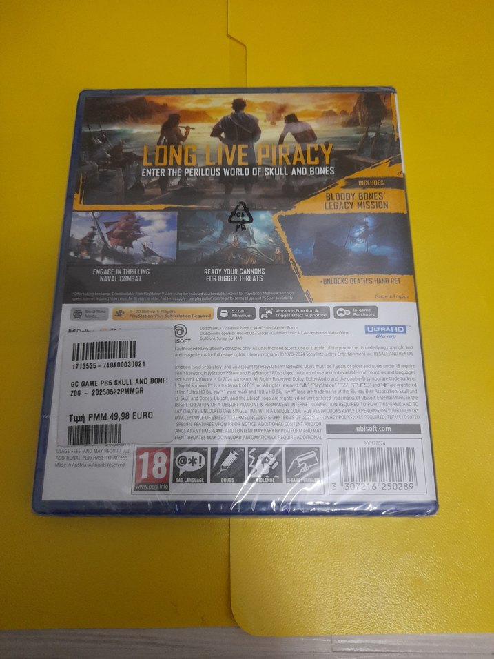 SIFIR JELATİNİNDE ORİJİNAL PS5 "SKULL AND BONES" OYUNU.. - Görsel 3