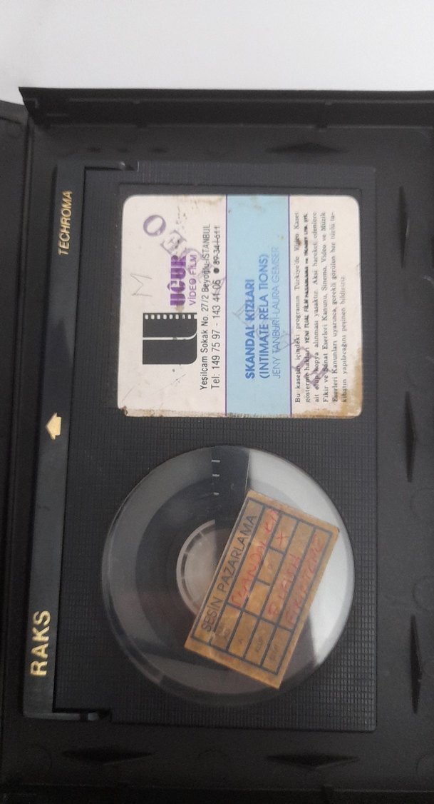RETRO "iNTiMATE RELA TiONS" [SKANDAL KIZLARI] BETAMAX KASETİ.. - Görsel 3