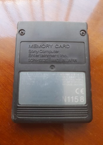 Sony SONY RETRO 8mb.SiYAH PS2 MEMORY CARD..PS2 McBoot Yapımına uygun