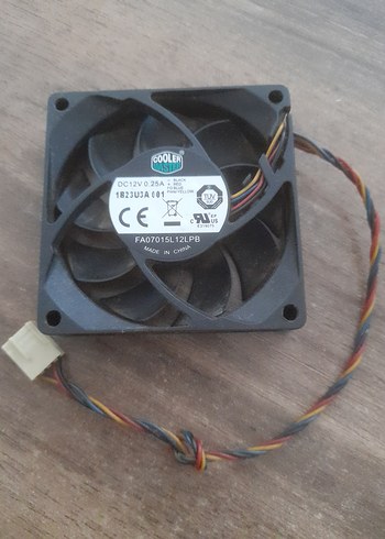 Cooler Master Siyah Bilgisayar Fanı DC12V 0.25A