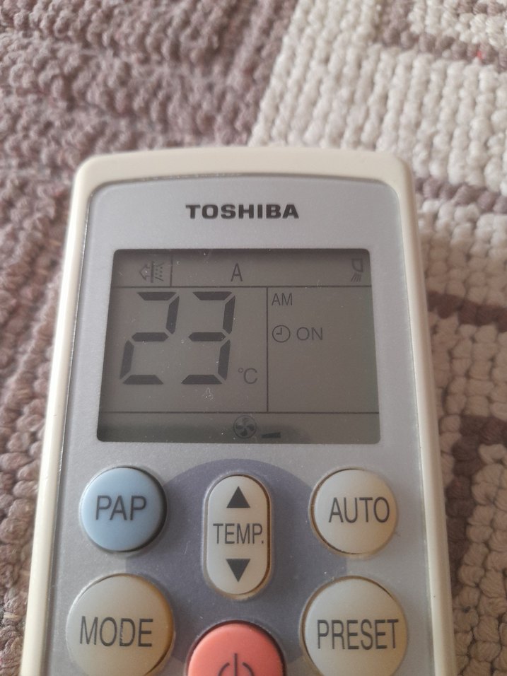 ORİJİNAL TOSHİBA KLİMA UZAKTAN KUMANDASI [WH-H01JE].. - Görsel 2