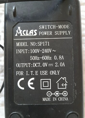 Aclas sp171 model adaptör akıbeti bilinmiyor 