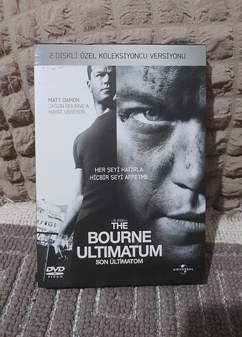 DVD Orijinal The Bourne Ultimatum filmi..2 diskli özel versiyon.