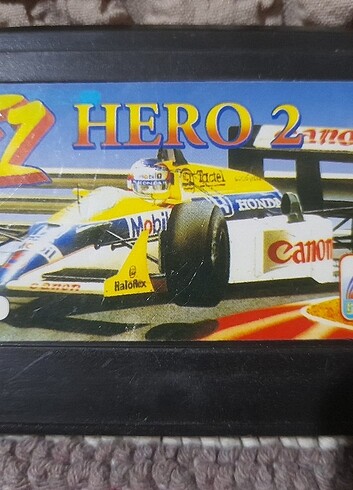 Nostaljik Atari kaseti F1-Hero Oyunu..Oyun denenmiştir çalışıyor