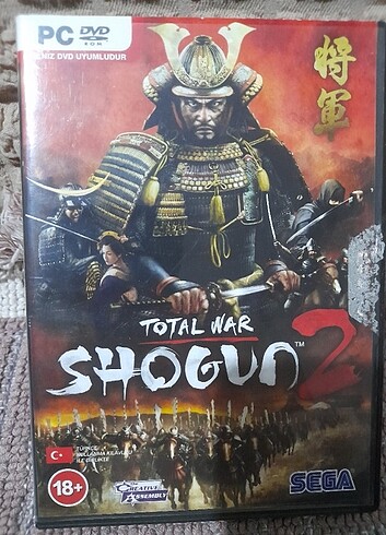 Pc orijinal Total War SHOGUN 2 oyunu...Arşivlik kolleksiyonluk o