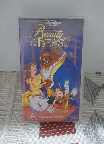 VHS WALT DİSNEY CLASSİC BEAUTY AND THE BEAST Çizgi Filmi..Türkçe