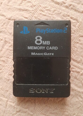 Orijinal SONY PS2 PLAYSTATİON2 8MB.MEMORY CARD MAGİC GATE..Card 