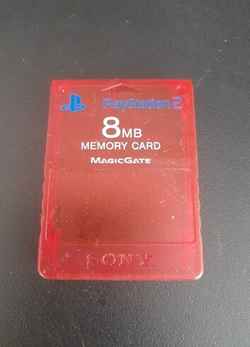 Orijinal SONY PS2 PLAYSTATİON2 8MB.MEMORY CARD MAGİC GATE..Card 
