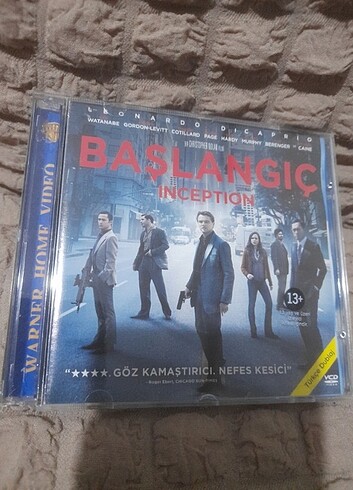 VCD Orijinal BAŞLANGIÇ [İNCEPTİON] Filmi Türkçe Dublaj.2.El temi
