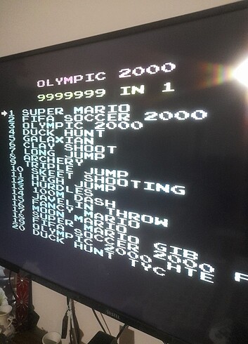  Beden Renk Nostalji Atari Retro 9.999.999 in 1 çoklu Oyun Kaseti..Resimdeki