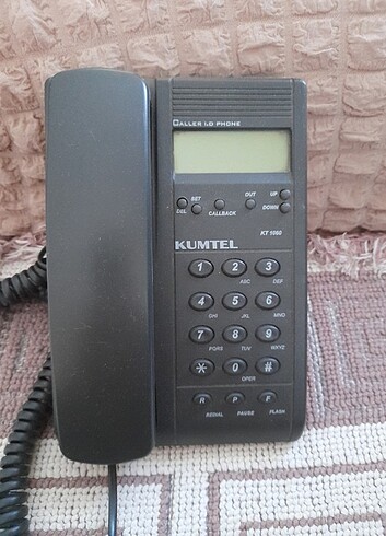 2.EL KUMTEL TUŞLU SABİT TELEFON KT 1060..Telefonu denedim arayın