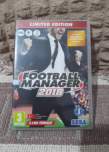 pc orijinal Football Manager 2018 Oyunu..Cd nin stream kodu var 