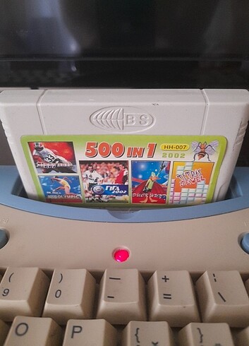 Nostalji Atari Retro 500 in 1 Oyun Kaseti..Resimdeki tv den resm