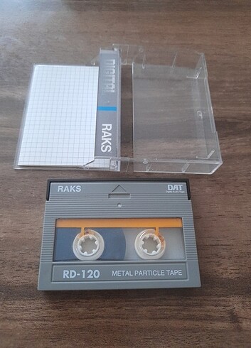 RAKS METAL PARTİCLE TAPE RD-120 DAT (Digital Audio Tape) KASET..