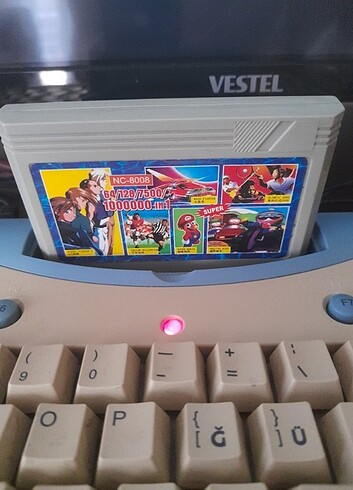 Nostalji Atari Retro 64/128/7500/1000000 in 1 çoklu Oyun Kaseti.