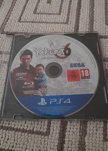 ORİJİNAL RETRO PS4 YAKUZA 6 : THE SONG OF LİFE OYUNU..Orijinal k