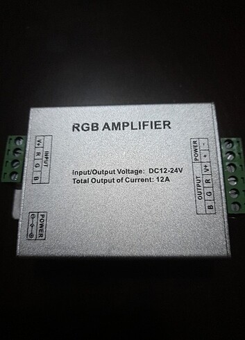 PİNKY RGB Led Amplifier 12-24V 12A (Yükseltici) RGB Kontrol Cih