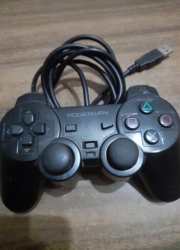 POWERWAY MARKA PW007 MODEL KABLOLU USB KOL..PC,PS3 UYUMLU KOL..K