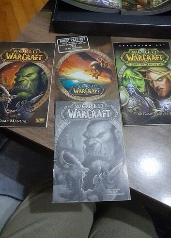 Beden Retro PC WORLD OF WARCRAFT BATTLE CHEST OYUNU..Cd'lerin orijinal