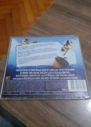  Beden Renk VCD ORİJİNAL BUZ DEVRİ 2-ERİME BAŞLIYOR [ICE AGE 2] Çizgi Filmi 