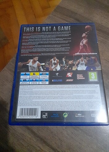 Beden Renk Orijinal PS4 NBA2K17 Boş oyun kutusu+kitapçık..OYUN,CD YOKTUR..S