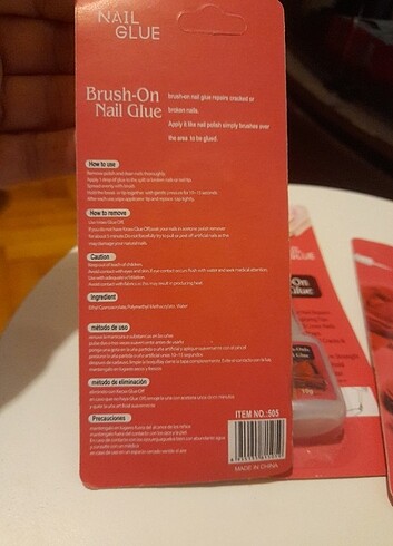 1 adet Brus Onls Nail Glue Tırnak Yapıştırıcı

Nail Polish Brus  - Görsel 3