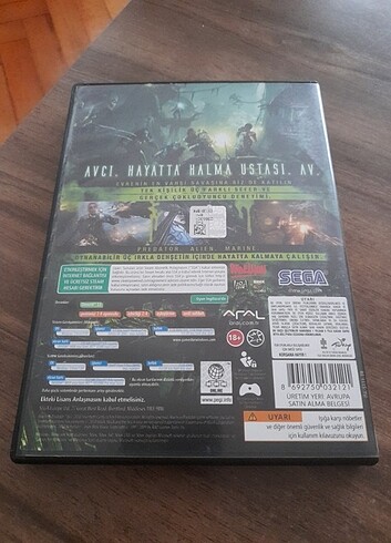 Beden Renk RETRO PC ORİJİNAL ALİENS vs PREDATOR Oyunu..2 cd'li versiyondur.