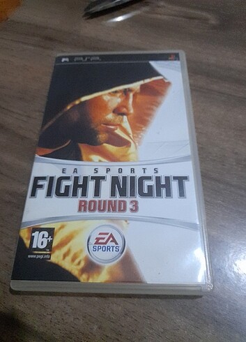 PSP ORİJİNAL EA SPORTS FİGHT NİGHT ROUND 3 BOŞ KUTU+BOŞ DİSK..OY