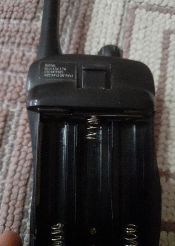 TECHNOVA Marka mini el telsizi..Elimdeki pillerle denedim sıkınt - Görsel 3