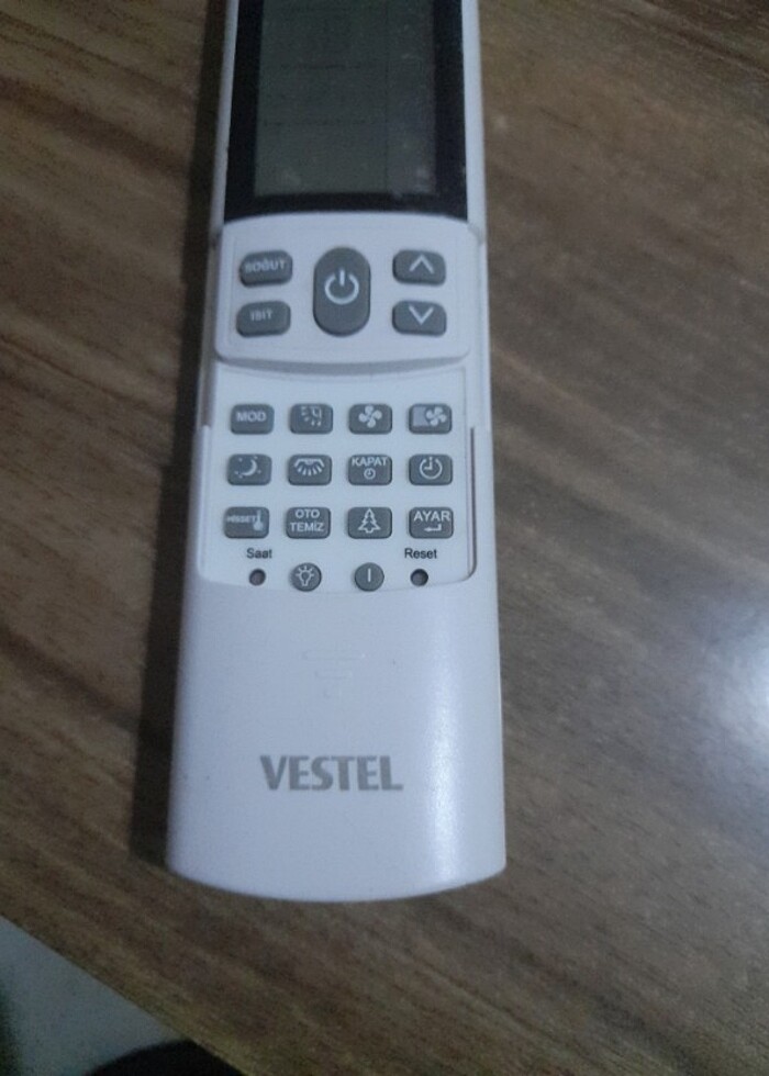 ORİJİNAL VESTEL KLİMA UZAKTAN KUMANDASI [pilleri yoktur]..Denedi - Görsel 3