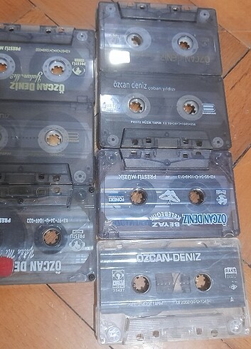 RETRO 7 Adet çeşitli LOT ÖZCAN DENİZ Teyp Kasetleri..FİYAT 7 ade