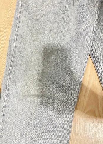 Gri erkek kot bol pantolon - Görsel 7