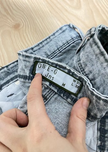 Gri erkek kot bol pantolon - Görsel 3