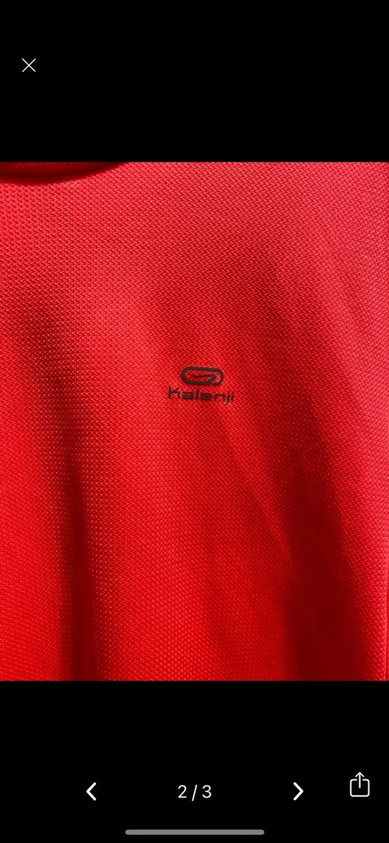 Kırmızı Erkek Kısa Kollu Atletik Tişört - Görsel 2