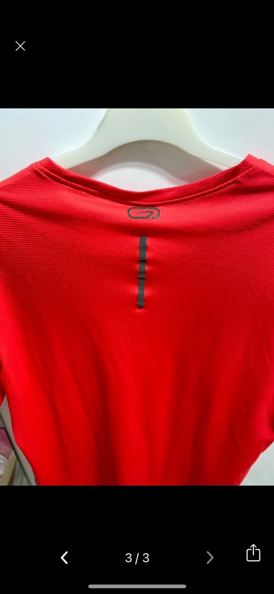 Kırmızı Erkek Kısa Kollu Atletik Tişört - Görsel 3