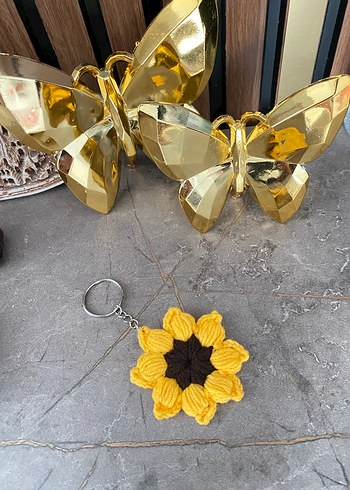 Renkli El Örgüsü Anahtarlık - Görsel 3