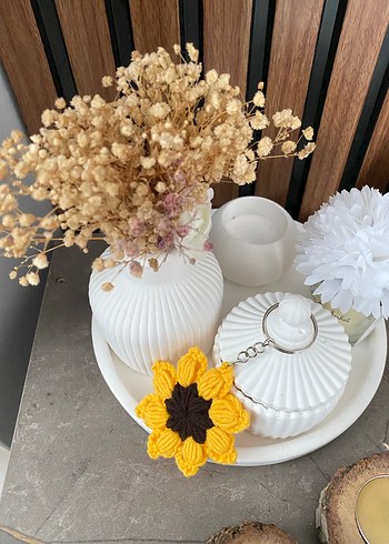 Renkli El Örgüsü Anahtarlık - Görsel 4